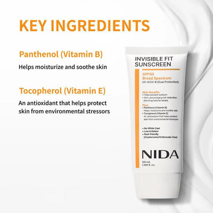 NIDA Cream: Eye & Neck Moisturizer SPF50