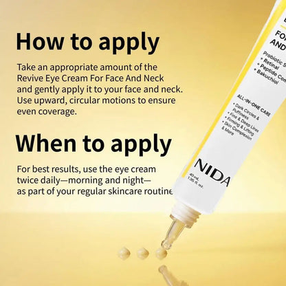 NIDA Cream: Eye & Neck Moisturizer SPF50